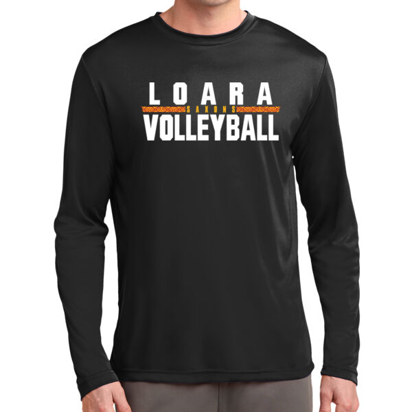 Loara 2025 Volleyball Black Long Sleeve PosiCharge Competitor Tee Thumbnail