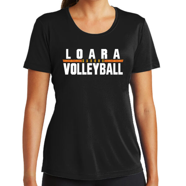 Loara 2025 Volleyball Black Ladies PosiCharge Competitor Tee Thumbnail
