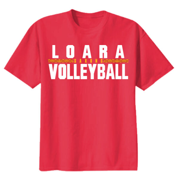 Loara 2025 Volleyball Red Youth Heavy Cotton 100% Cotton T Shirt Thumbnail