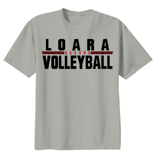 Loara 2025 Volleyball Grey Youth Heavy Cotton 100% Cotton T Shirt Thumbnail