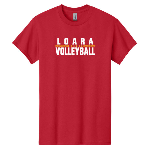 Loara 2025 Volleyball Red Heavy Cotton 100% Cotton T Shirt Thumbnail