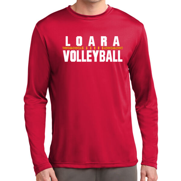 Loara 2025 Volleyball Red Long Sleeve PosiCharge Competitor Tee Thumbnail
