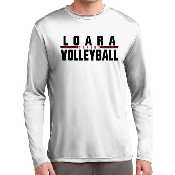 Loara 2025 Volleyball White Long Sleeve PosiCharge Competitor Tee Thumbnail