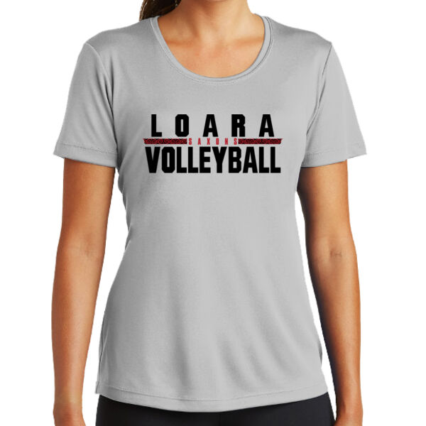 Loara 2025 Volleyball Grey Ladies PosiCharge Competitor Tee Thumbnail