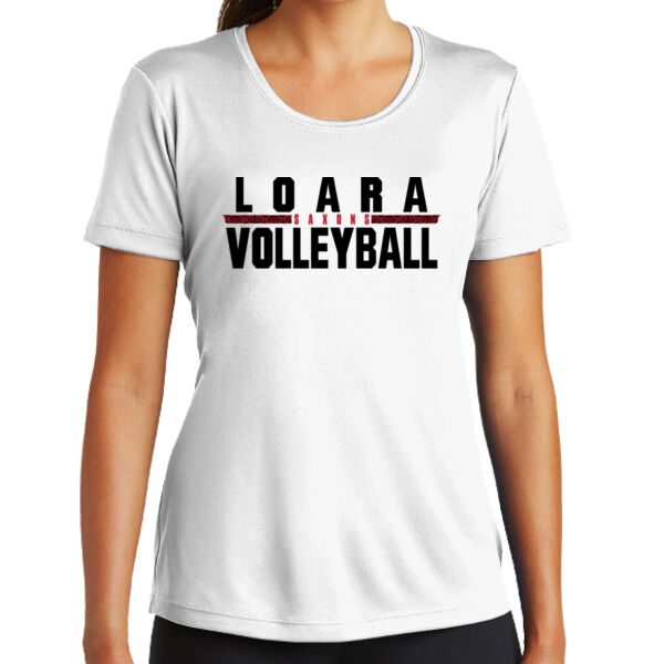 Loara 2025 Volleyball White Ladies PosiCharge Competitor Tee Thumbnail