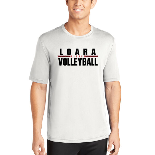 Loara 2025 Volleyball White PosiCharge Competitor Tee Thumbnail