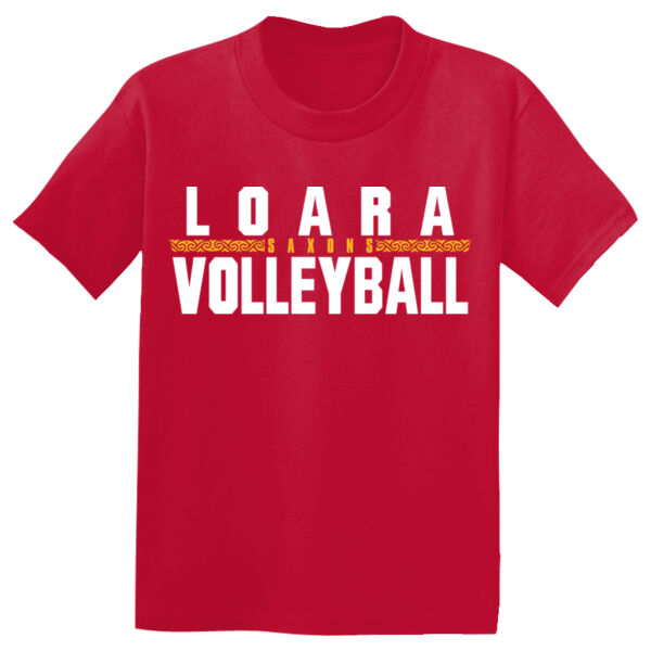 Loara 2025 Volleyball Red Youth PosiCharge Competitor Tee Thumbnail