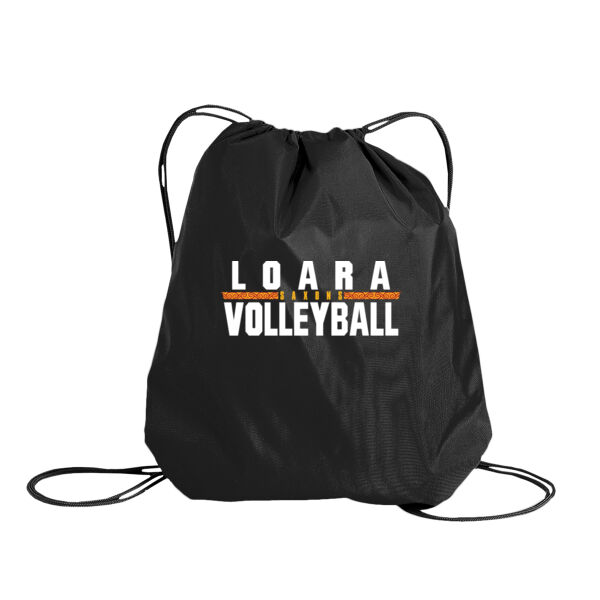 Loara 2025 Volleyball Black Cinch Pack Thumbnail