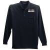 Long Sleeve Silk Touch Polo with Pocket Thumbnail